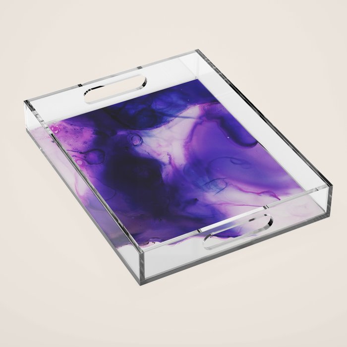 Violet Aura Acrylic Tray Gallery Image 1