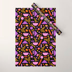 Purple ramen Wrapping Paper Gallery Image 1