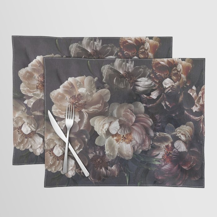 Midnight Peonies  Placemat Gallery Image 1