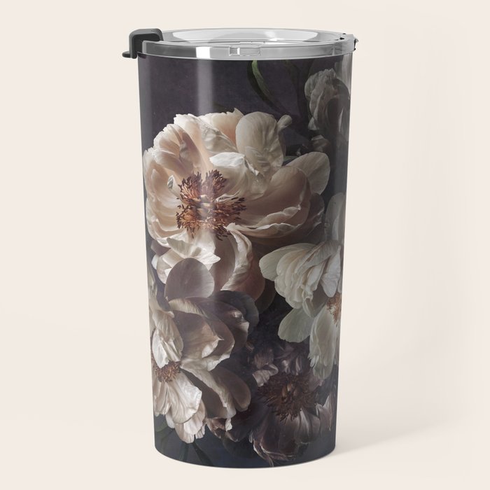 Midnight Peonies  Travel Mug Gallery Image 3