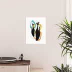 Mid Century Atomic Cats Poster Gallery Image 2