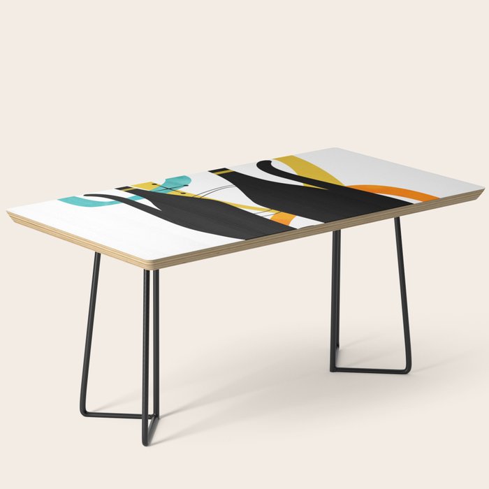 Mid Century Atomic Cats Coffee Table Gallery Image 1