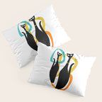 Mid Century Atomic Cats Pillow Sham Gallery Image 3