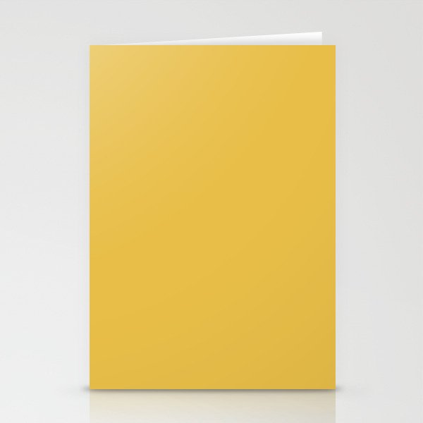 Mustard Yellow Color Stationery Card Gallery Image 1