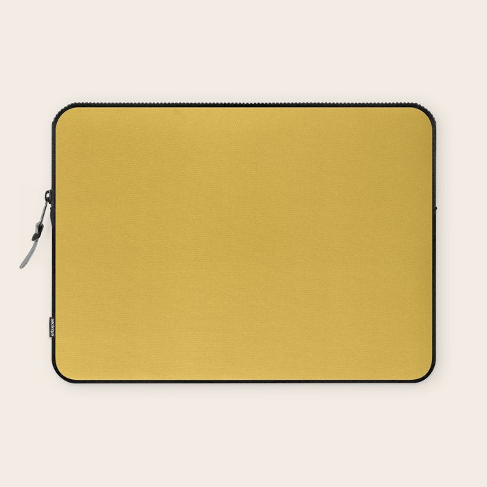 Mustard Yellow Color Laptop Sleeve Gallery Image 1