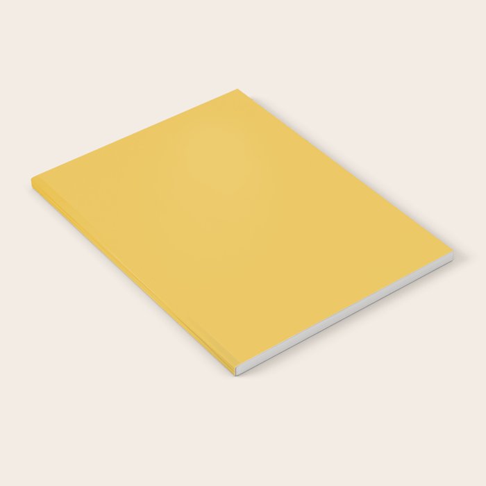 Mustard Yellow Color Notebook Gallery Image 2