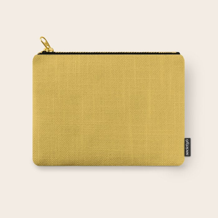 Mustard Yellow Color Carry All Pouch Gallery Image 1