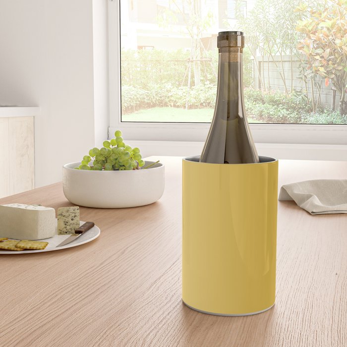 Mustard Yellow Color Wine Chiller Gallery Image 4