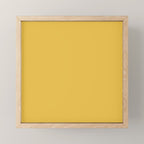 Mustard Yellow Color Mini Art Print Gallery Image 1