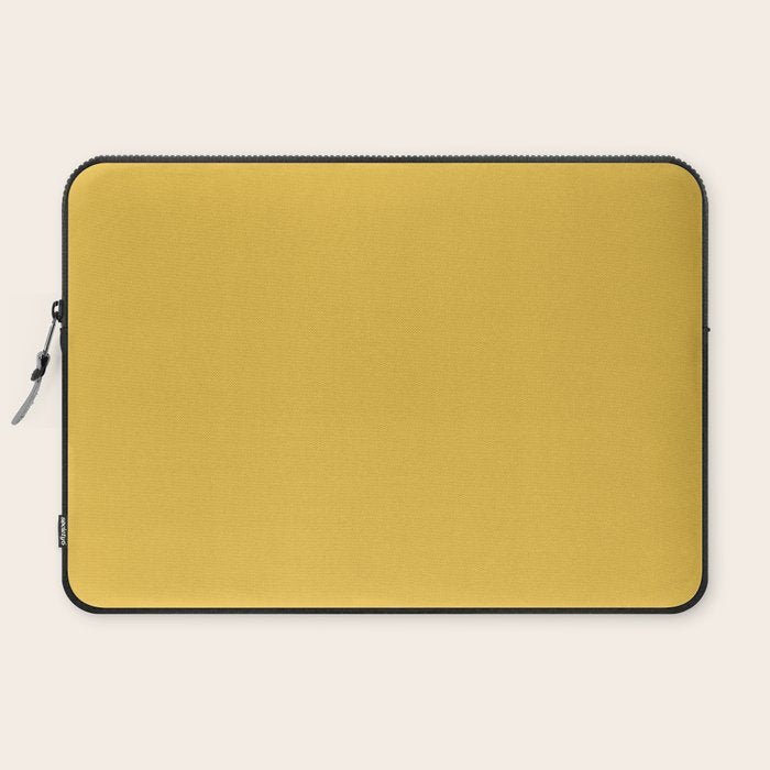 Mustard Yellow Color Laptop Sleeve Gallery Image 2