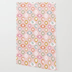 Retro Christmas Baubles Pattern on Pastel Pink Wallpaper Gallery Image 2