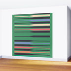 geometric abstract 249 Wall Mural Gallery Image 2