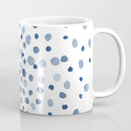 Explosion of Blue Confetti Coffee Mug Gallery Image 1