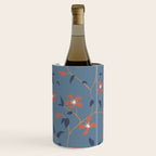 Floral Clematis Vine - Indigo Sunset Wine Chiller Gallery Image 3
