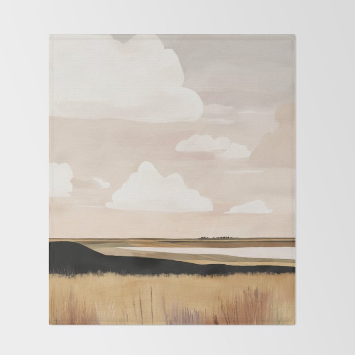 Quiet Horizon Throw Blanket Gallery Image 2
