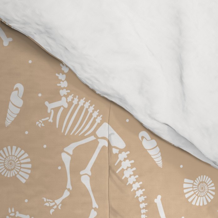 Dinosaur Fossils on Taupe Comforter Gallery Image 4