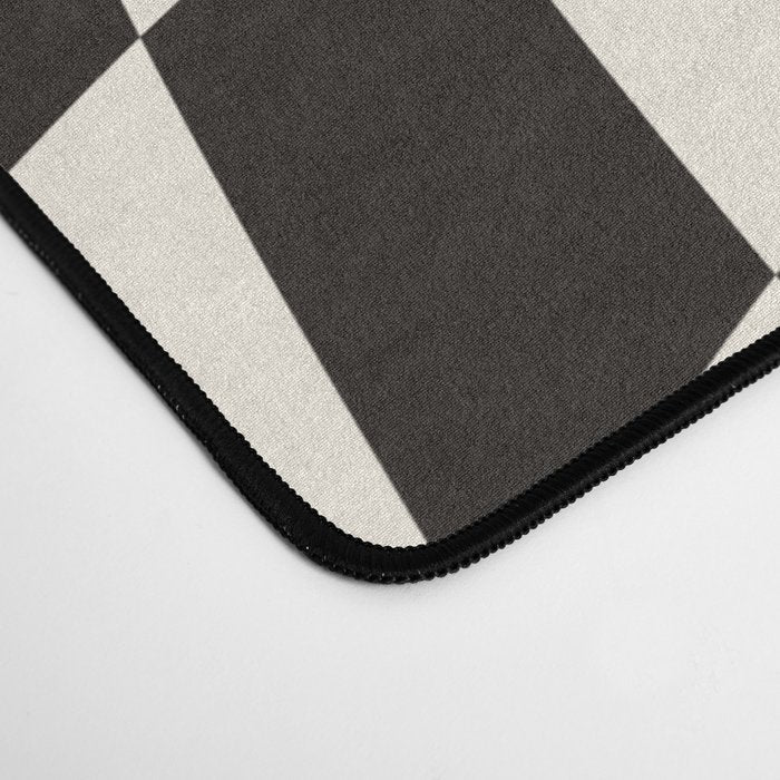 Black&White Checker Desk Mat Gallery Image 4