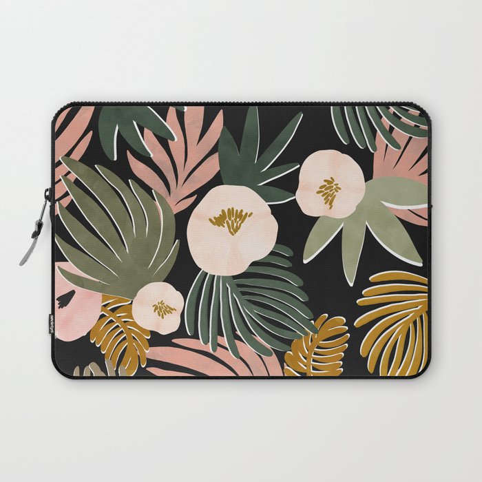 Floral garden tropical 7F Laptop Sleeve Gallery Image 1