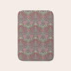 William Morris Honeysuckle & Tulip Burgundy and Sage Bath Mat Gallery Image 1