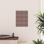 William Morris Honeysuckle & Tulip Burgundy and Sage Poster Gallery Image 2