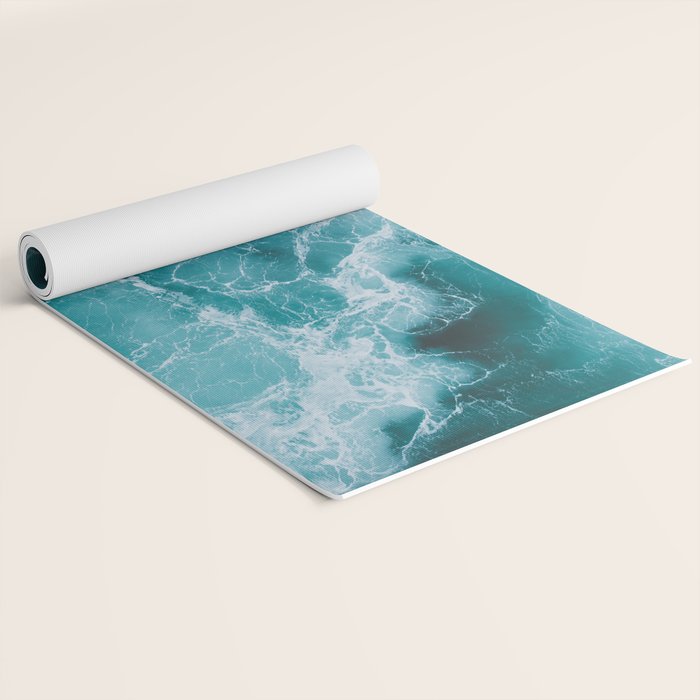 Electric Ocean Yoga Mat Gallery Image 2