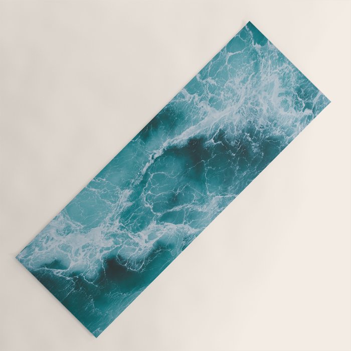 Electric Ocean Yoga Mat Gallery Image 1