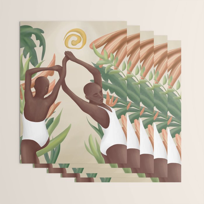 Figural Tropica Wrapping Paper Gallery Image 3
