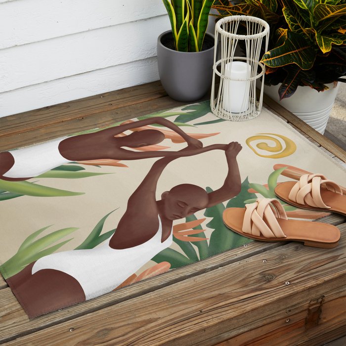 Figural Tropica Outdoor Rug Gallery Image 2