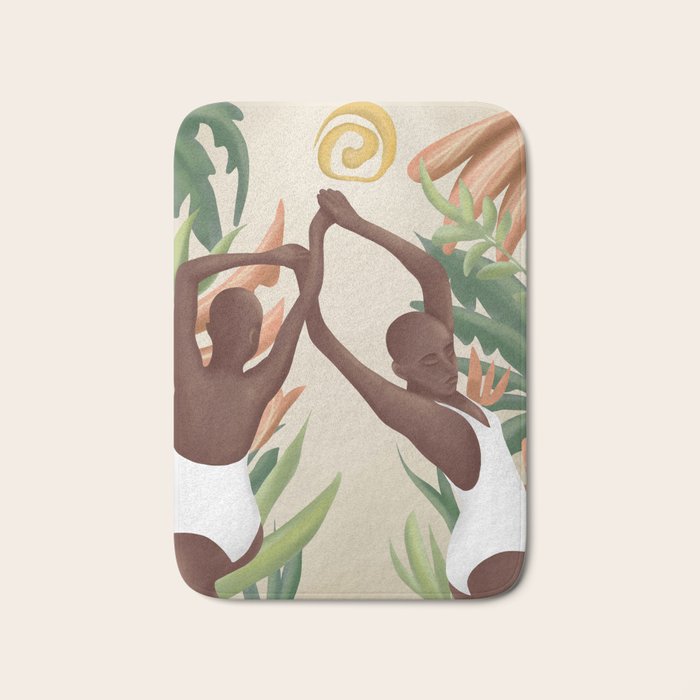 Figural Tropica Bath Mat Gallery Image 1