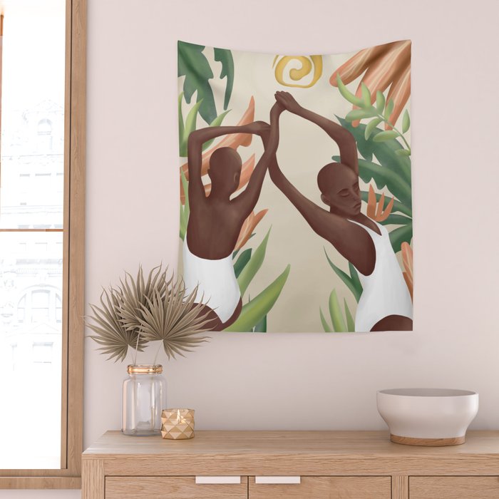 Figural Tropica Wall Tapestry Gallery Image 2