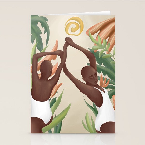 Figural Tropica Stationery Card Gallery Image 2