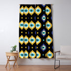 Mystic Evil Eyes on Black Window Curtain Gallery Image 5