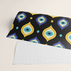 Mystic Evil Eyes on Black Wrapping Paper Gallery Image 2