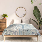 Jungle adventure chalky blue Comforter Gallery Image 3