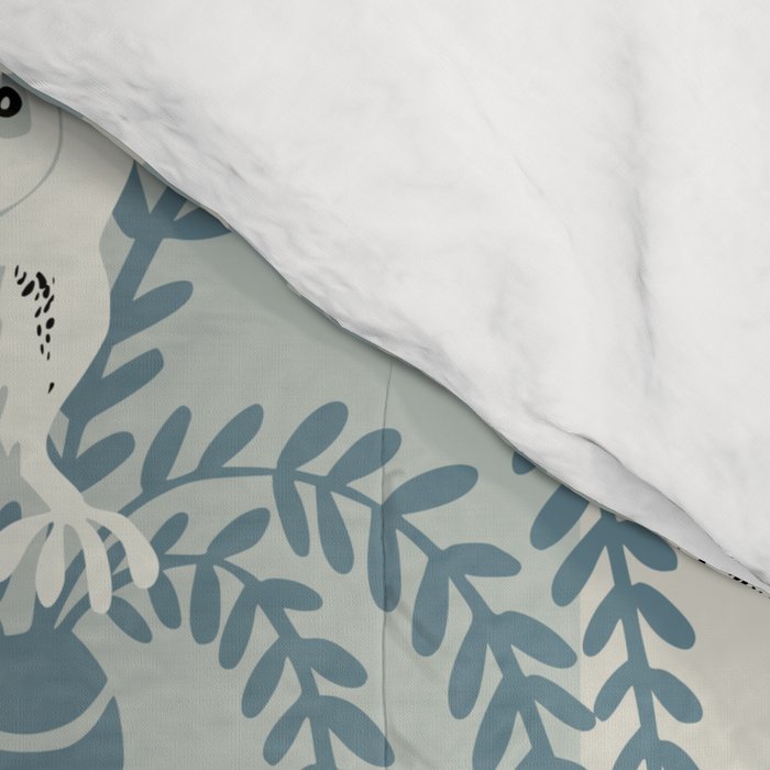 Jungle adventure chalky blue Comforter Gallery Image 4
