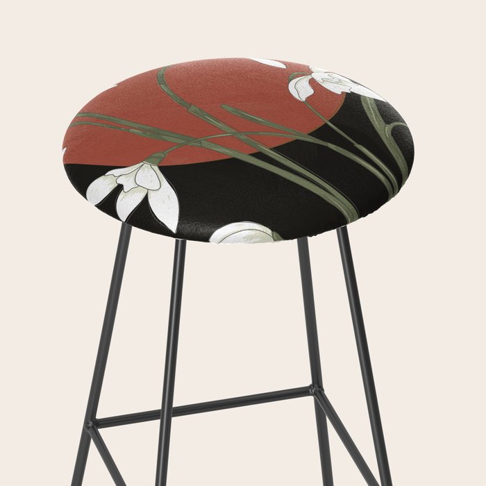Beautiful Snowdrop Flowers 1 Stool Gallery Image 2