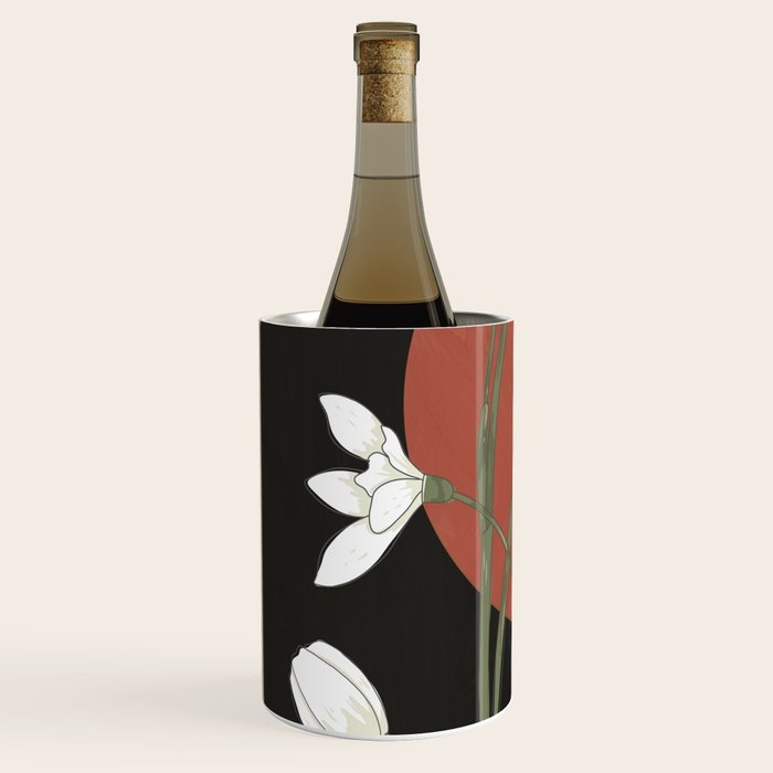 Beautiful Snowdrop Flowers 1 Wine Chiller Gallery Image 2