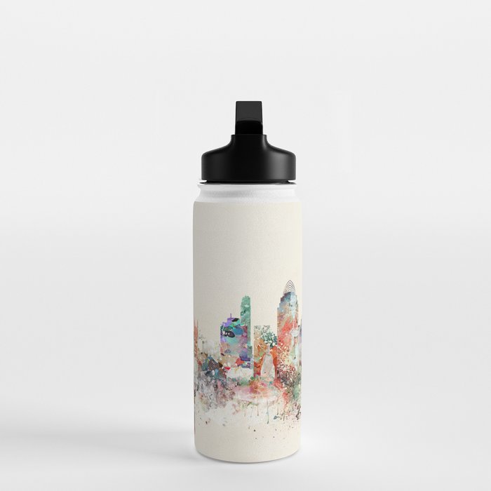 cincinnati ohio skyline Water Bottle Gallery Image 3