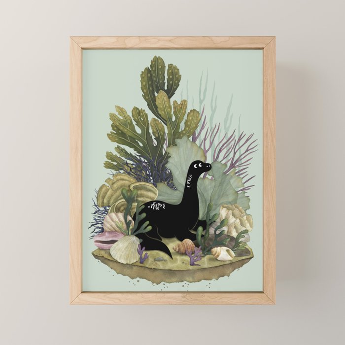 Tiny Nessie Mini Art Print Gallery Image 1
