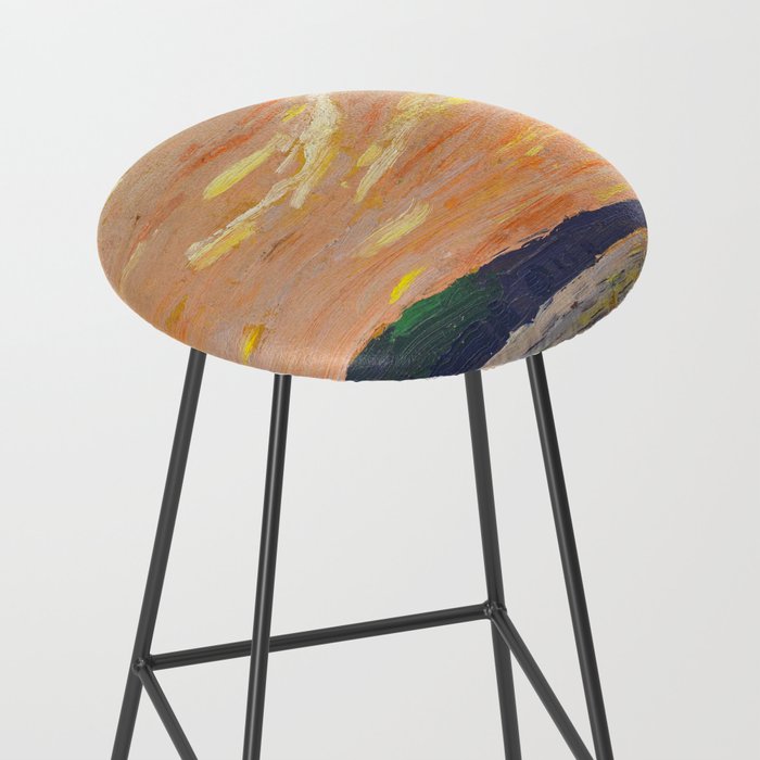 Tom Thomson Smoke Lake Canadian Landscape Artist Stool Gallery Image 2