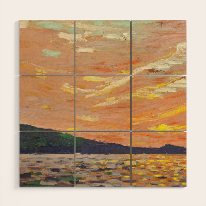 Tom Thomson Smoke Lake Canadian Landscape Artist Wood Wall Art Gallery Image 1