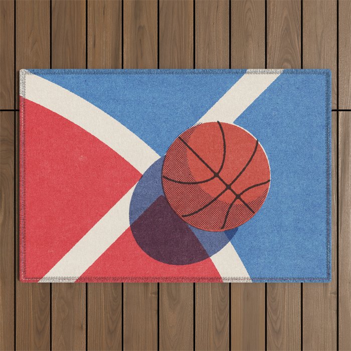 BALLS / Basketball - outdoor I Outdoor Rug Gallery Image 1