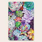 Succulent Garden Cutting Board Gallery Image 1