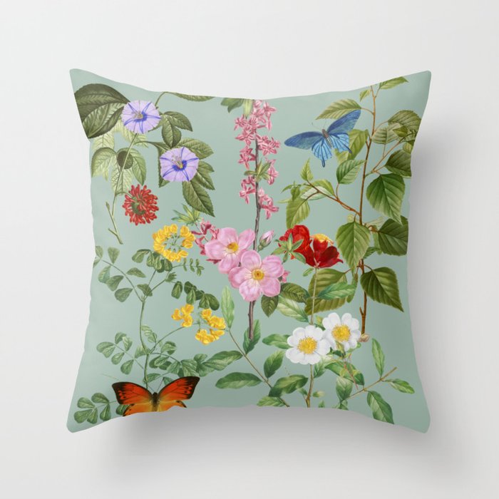 Butterfly Fling Throw Pillow Gallery Image 1