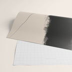 Modern Neutral Abstract Art, Beige, Black and White, Brushstroke Art Print by Synplus Wrapping Paper Gallery Image 2