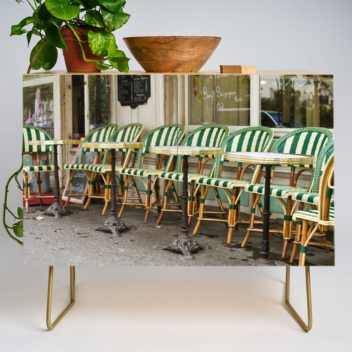 Cafe Views in Paris Credenza Gallery Image 1