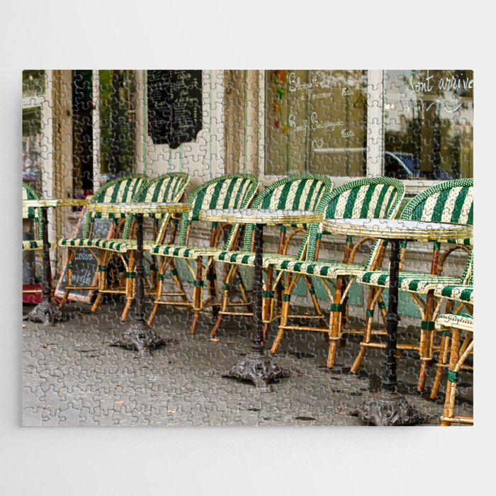 Cafe Views in Paris Jigsaw Puzzle Gallery Image 1
