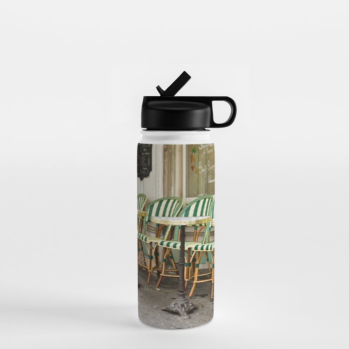 Cafe Views in Paris Water Bottle Gallery Image 1