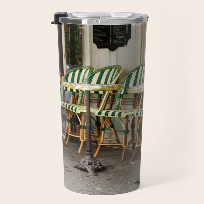 Cafe Views in Paris Travel Mug Gallery Image 3