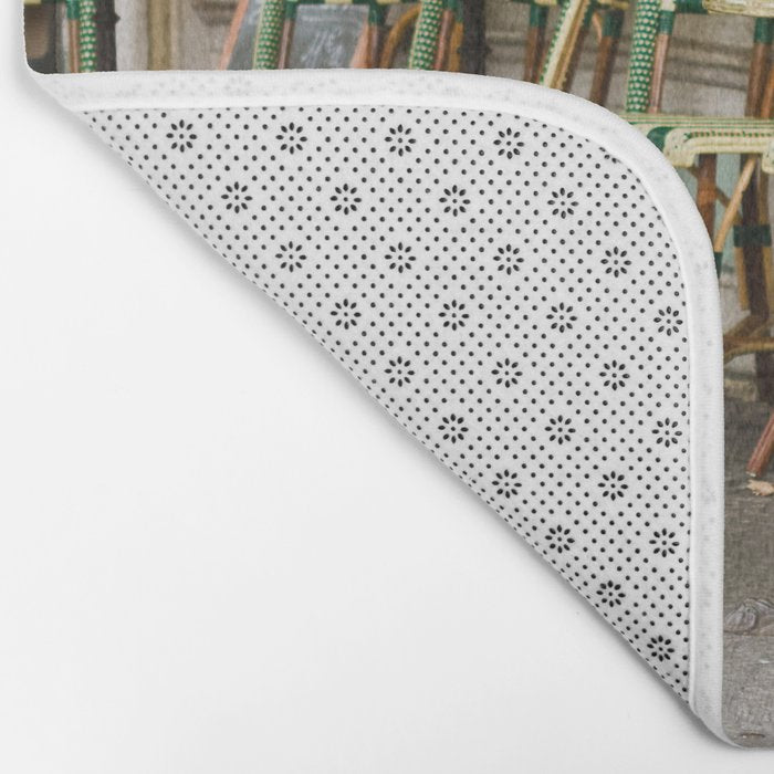 Cafe Views in Paris Bath Mat Gallery Image 2